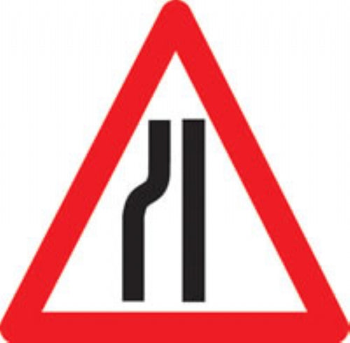 single file traffic symbol