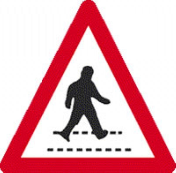 pedestrian crossing no channel