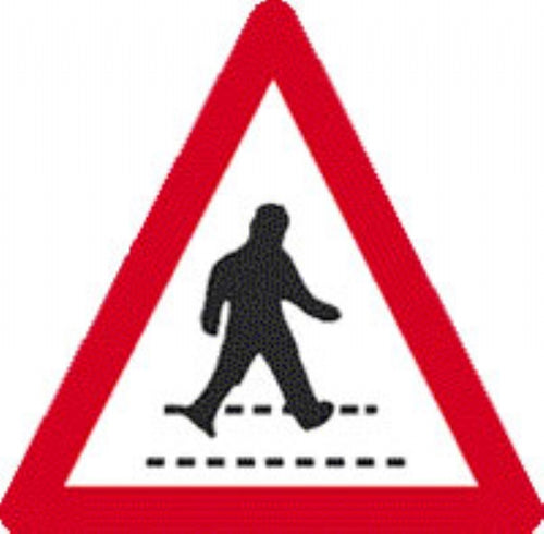 pedestrian crossing no channel