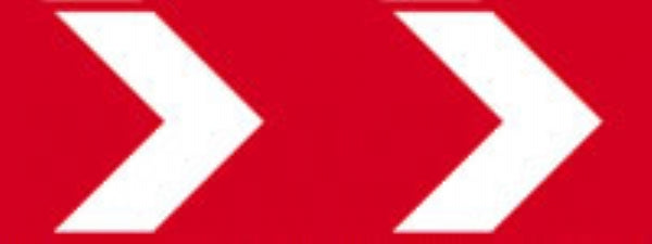 red chevrons with channel
