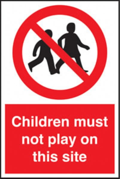 Children must not play…