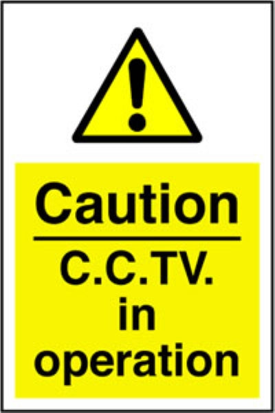caution cctv in operation