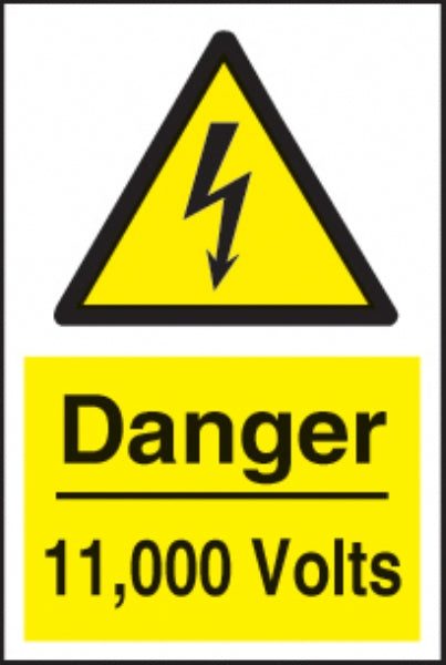 danger 11000 volts