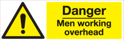 danger men working overhead