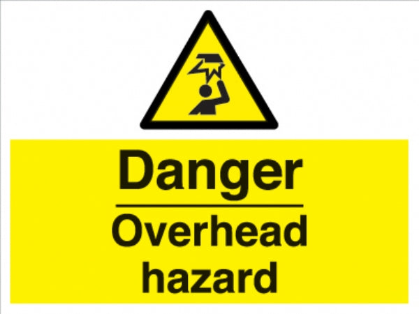 danger overhead hazard