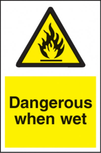 dangerous when wet