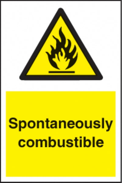 spontaneously combustible