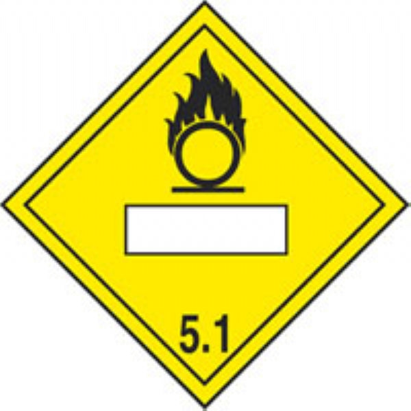 new regulation placard oxidising 5.1