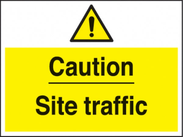 caution site traffic