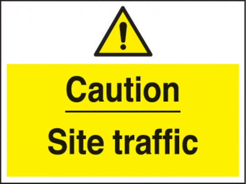 caution site traffic