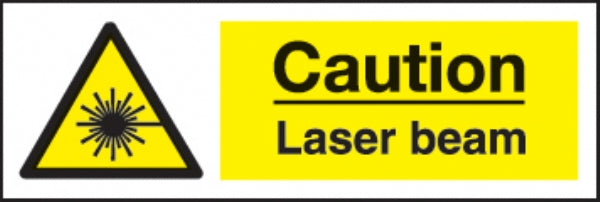 caution laser beam