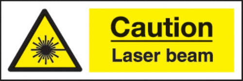 caution laser beam