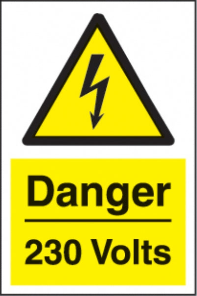 danger 230 volts