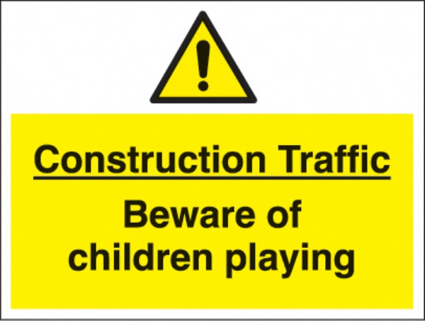 construction traffic beware....