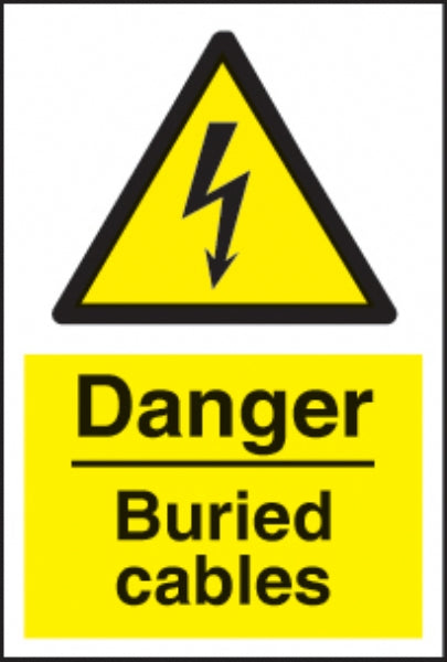 danger buried cable