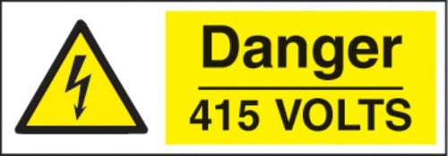 danger 415 volts