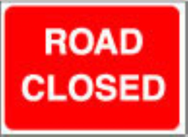 road closed