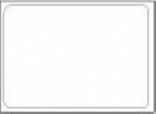 white temporary traffic sign  - add your own text