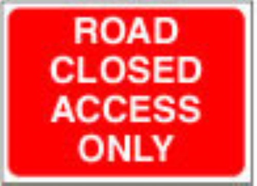 road closed access only
