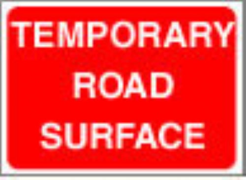 temporary road surface