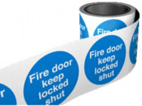 fire door keep locked shut on a roll