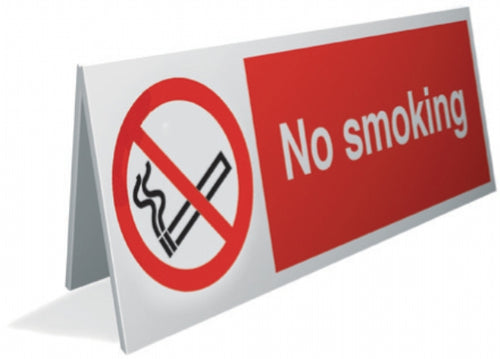 no smoking desk top x4