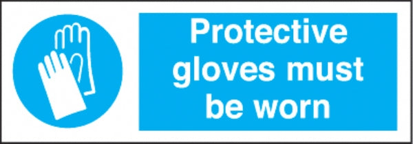 protective gloves must be worn