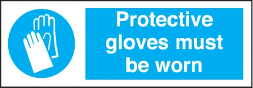 protective gloves must be worn