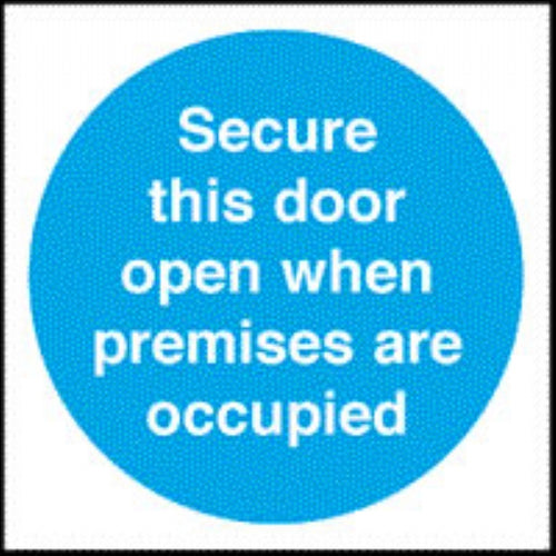secure this door open