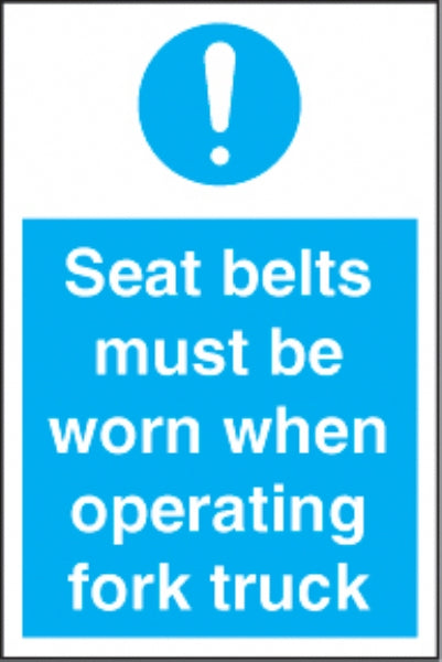 seat belts must be worn..