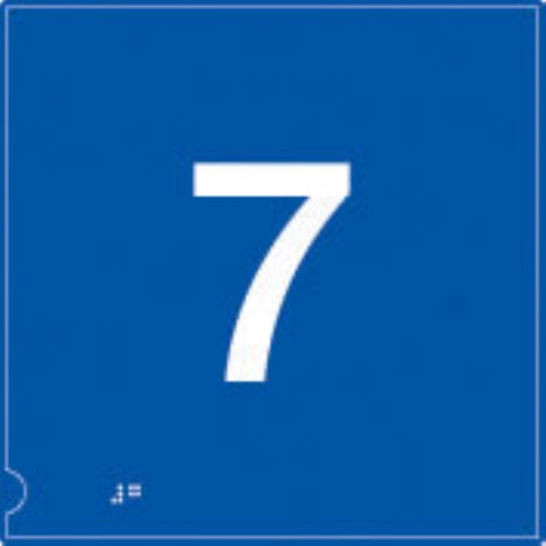 no.7 (white & blue)