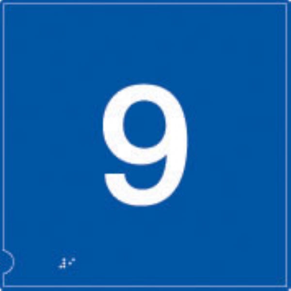 no.9 (white & blue)