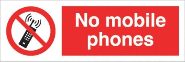 no mobile phones