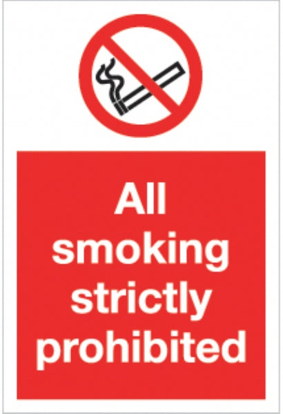 all smoking strictly prohibited