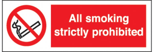 smoking strictly prohibited