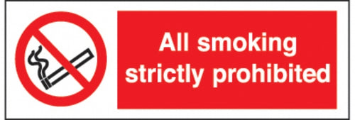 smoking strictly prohibited