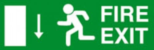 fire exit down left