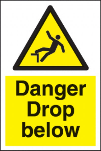 danger drop below