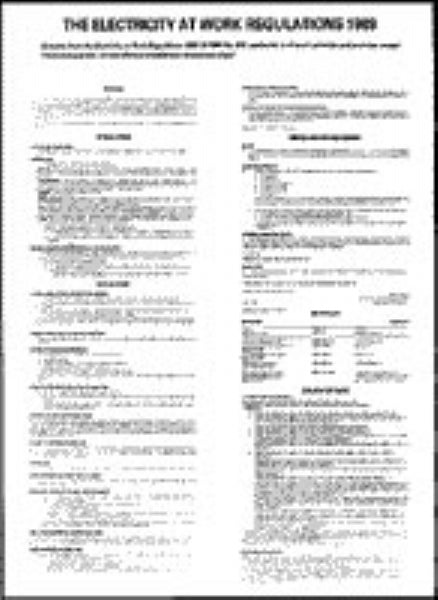 electricity at work regs