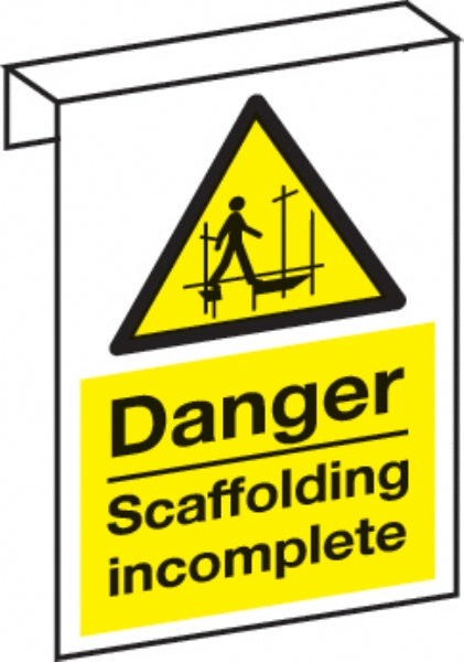 danger scaffold incomplete