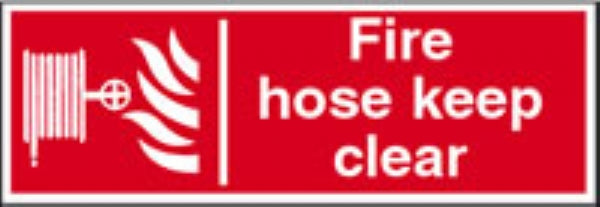 fire hose keep clear