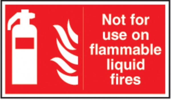 not for use on flammable
