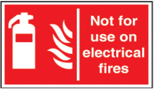 not for use on electtical fires