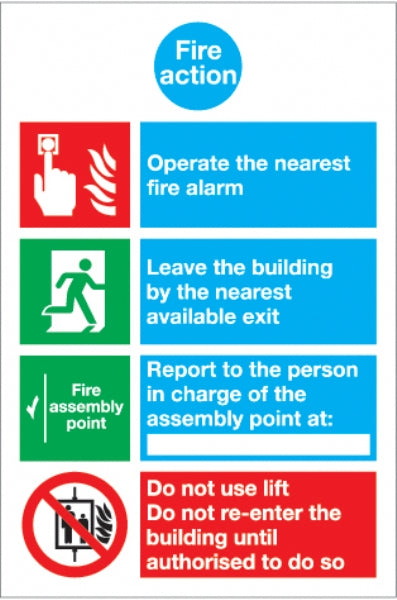 fire action operate the nearest