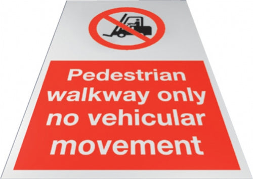 pedestrian walkway only....