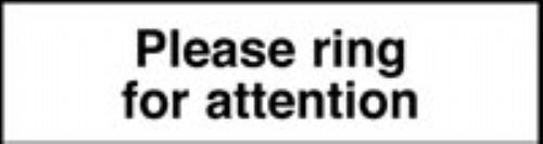 please ring for attention