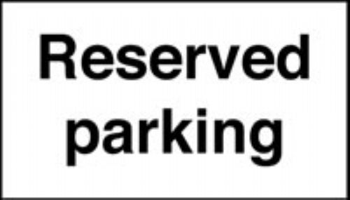 reserved parking