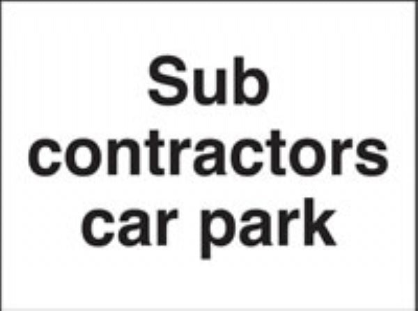sub contractors car park