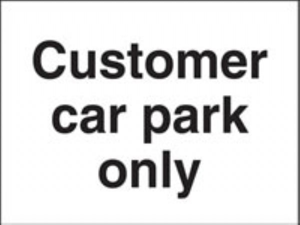customer car park only
