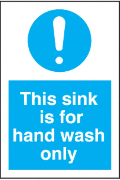 this sink is for hand wash only
